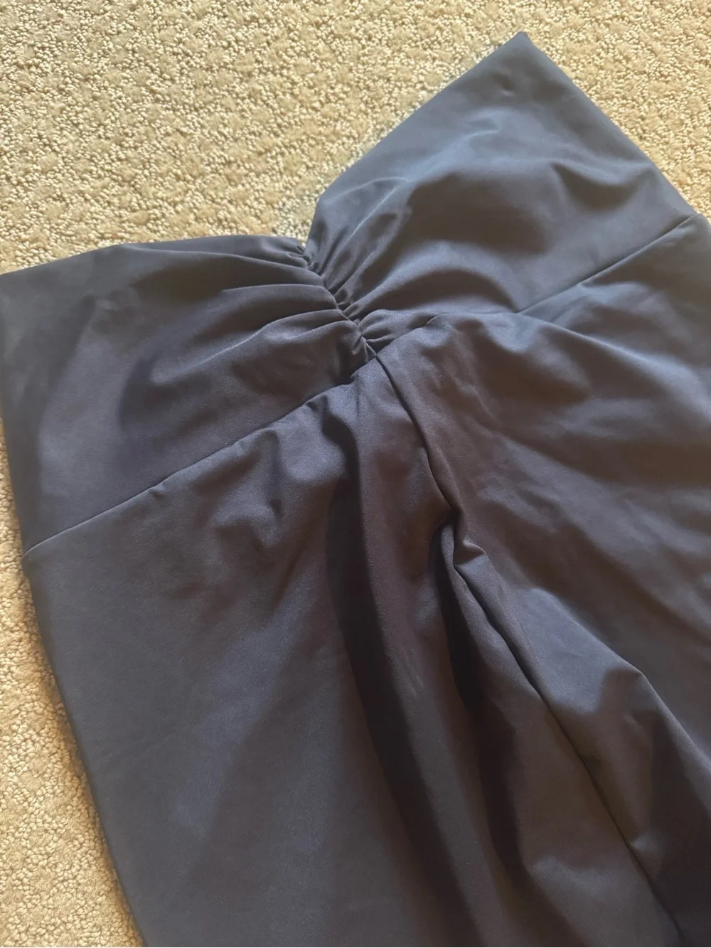 NWT SKIMS Black Signature Swim Sarong Skirt - Size Large